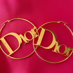 D Designer Hoops 70mm size